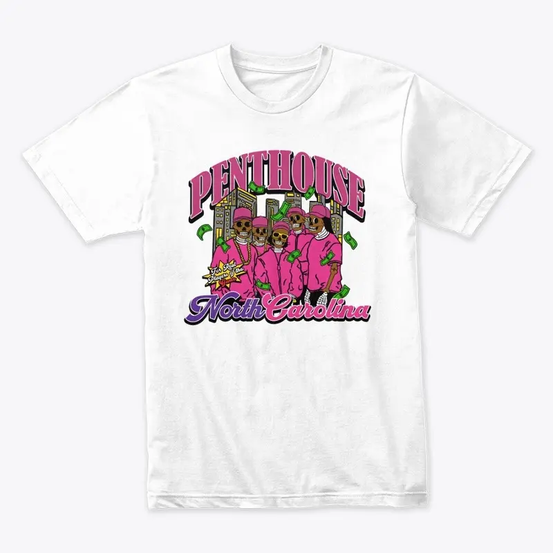 PENTHOUSE* 4REAL MAGENTA T SHIRT