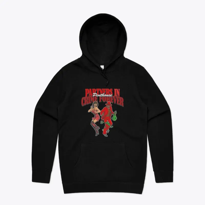 PENTHOUSE* PICF REDlWHITE HOODIE