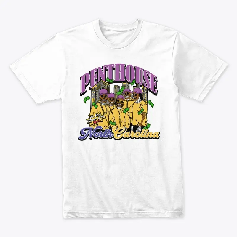 PENTHOUSE* 4REAL GOLDlGRAPE T SHIRT