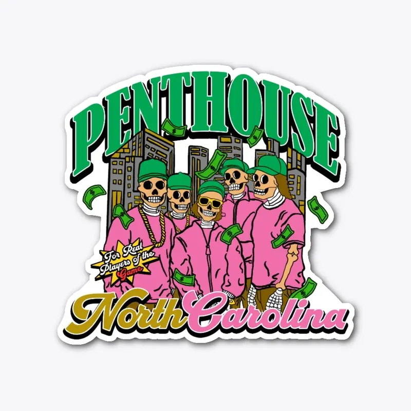 PENTHOUSE* 4REAL PINK STICKER